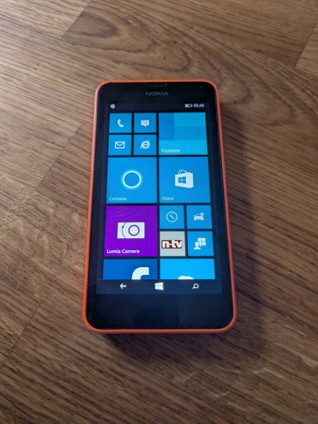 Nokia  Lumia 630 – 8GB – Orange Smartphone