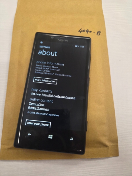 Nokia Lumia 720 – 8GB (Entsperrt) 4G Smartphone Guter Zustand Gebraucht