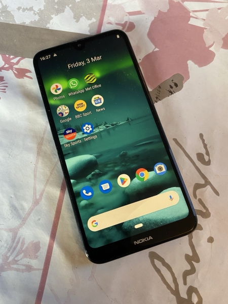 Nokia 3.2 TA-1156 Dual SIM 16GB/2GB RAM 4G 6,26″ Smartphone ~ schwarz ~ KOSTENLOSER VERSAND