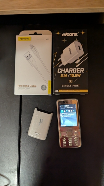 Nokia  N82 – Silber (Ohne Simlock) Smartphone Akku Neu