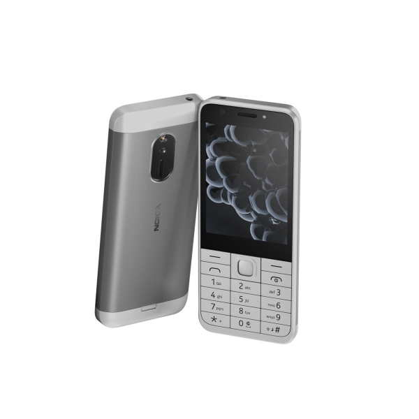 Nokia 230 2G White 2024 16 MB Smartphone 2,8″ S30+ LCD USB-C Proprietär DualSIM