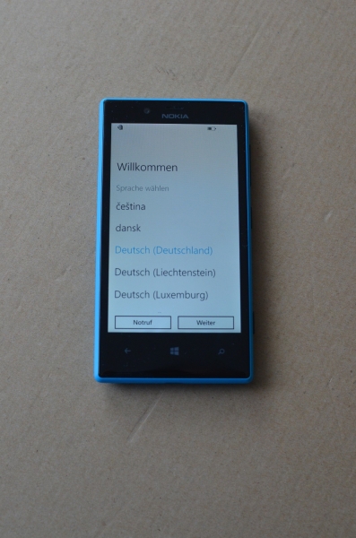 Windows Phone 8 NOKIA Lumia 720 blau Smartphone 8GB ohne Sim-Lock