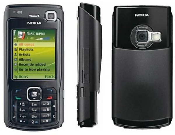 Nokia  N70 – Schwarz (Ohne Simlock) Vodafone branding Smartphone Neu/ OVP