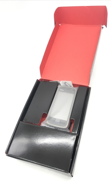 Nokia XpressMusic 5228 Smartphone Handy (entsperrt) – Schwarz Rot
