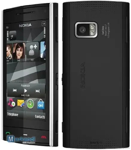 Nokia  X6-00 – 16GB – Schwarz (Ohne Simlock) Smartphone wie neu
