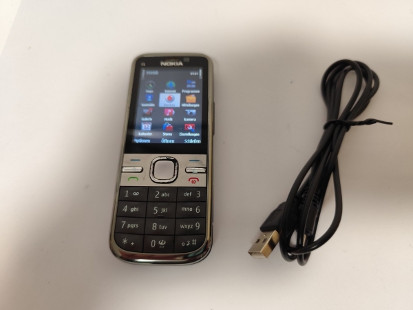 Nokia  C5-00 – Warm Gray (Ohne Simlock) Smartphone
