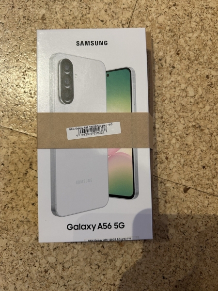 Samsung Galaxy A56 5G 128GB Grey Dual SIM Smartphone inkl Panzerglass
