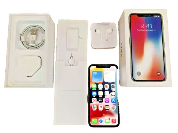 NEU Apple iPhone X 64GB 256GB alle Farben entsperrt Smartphone Originalverpackt neu VERSIEGELT