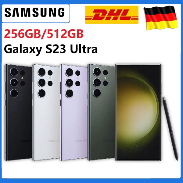 Neu Samsung Galaxy S23 Ultra 5G SM-S918U 512GB/256GB Ohne Simlock Smartphone DE