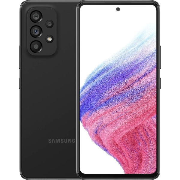 Samsung Galaxy A53 5G 128GB Dual SIM Smartphone Awesome Black – 6 GB RAM WIE NEU