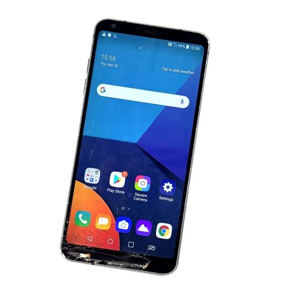 LG G6 32GB Astro Black entsperrt Display geplatzt funktioniert einwandfrei 324