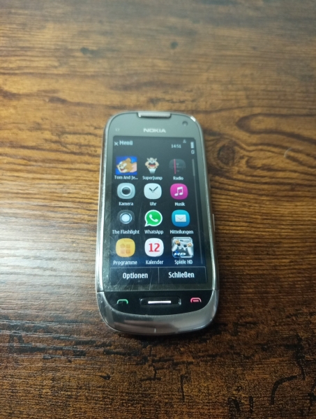 Nokia C7-00 8GB Frosty Metal Smartphone Ohne Simlock