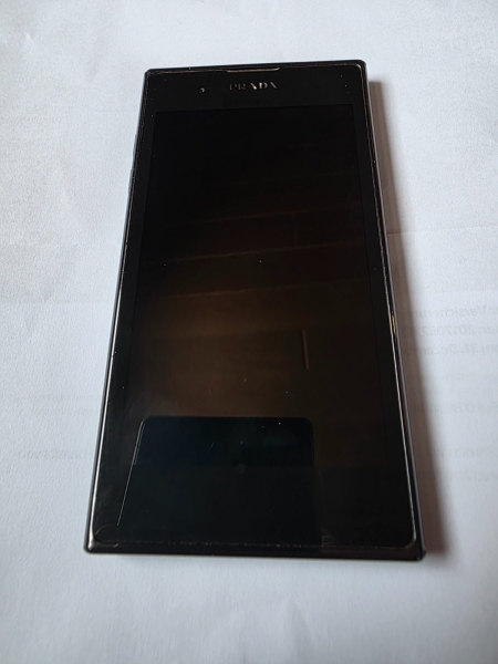 Prada Smartphone LG P940 Schwarz Luxus Funktioniert Vintage 2011/2012