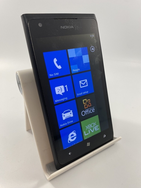 Nokia Lumia 900 RM-823 schwarz entsperrt 16GB 4,3″ 8MP 512MB RAM Windows Smartphone