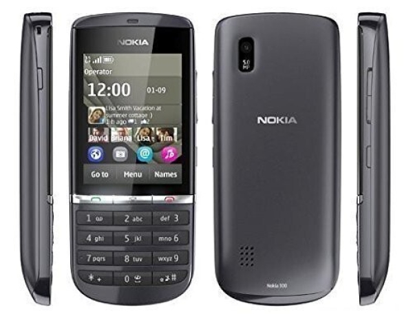 Nokia Asha 300 5MP 2G 3G Netzwerk Graphit – Top Zustand