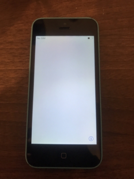 Apple iPhone 5c – 8GB – Blau (Vodafone) A1507 (GSM)