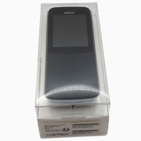 Nokia 8110 4G Dual Sim 4GB Schwarz TA-1048 Fabrik entsperrt