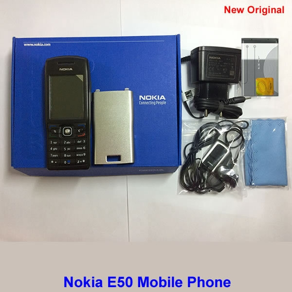 100% Original Neu Original Nokia E50 Kamera 1.3MP GSM Entsperren Handy Schwarz