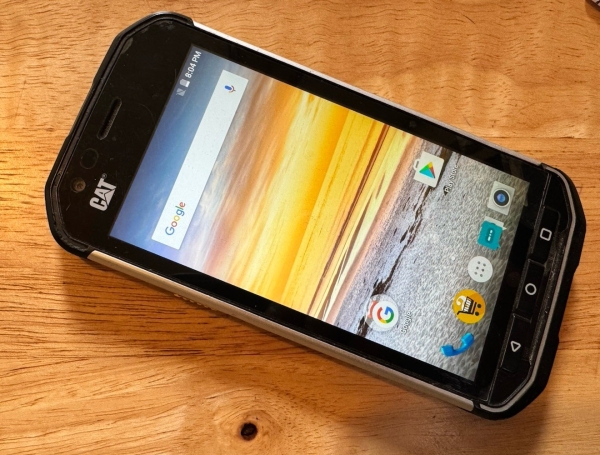 Cat S40 schwarz Dual Sim (entsperrt) Android Ruggle 4G LTE NFC Smartphone