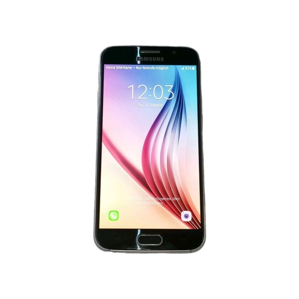 Smartphone Samsung  Galaxy S6 SM-G920F 32Gb ohne Simlock Schwarz #7464