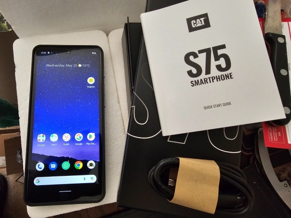 CAT S75 128GB 5G SIM-frei robust Bullitt Satellite Zwei-Wege Messenger Smartphone
