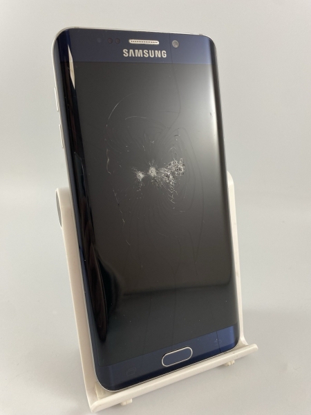 Samsung Galaxy S6 Edge+ blau 32GB 5,7 Zoll NFC Android Smartphone gesprungen defekt #A
