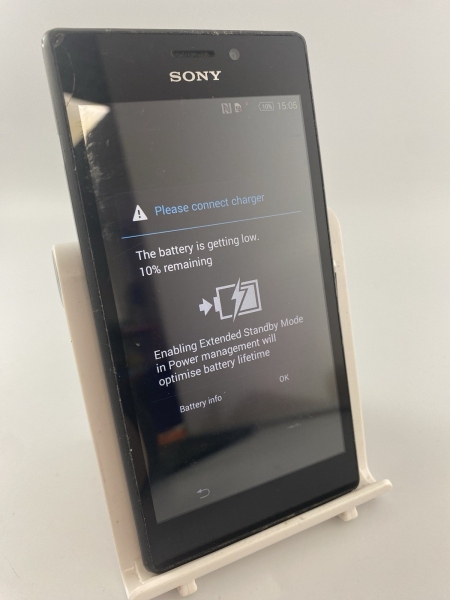 Sony Xperia M2 Black Unlocked 8GB 4.8″ 8MP 1GB Android Smartphone Fault #C08