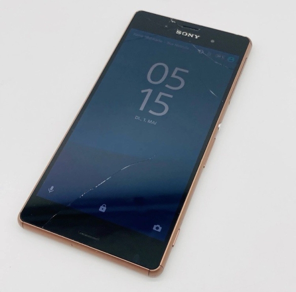 Sony Xperia Z3 D6603 Quad Core 2,5GHz Smartphone LTE 4G Touch Defekt Beige LESEN