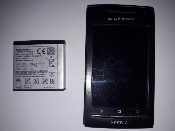 Sony Ericsson  Xperia X8 E15i – Schwarz (Ohne Simlock) Smartphone