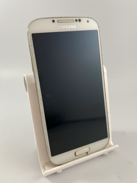 Samsung Galaxy S4 weiß 16GB 5″ 13MP 4G LTE Android Smartphone gesprungen defekt #B