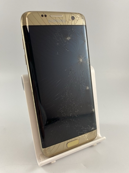 Samsung Galaxy S7 Edge Gold 32GB 5,5 Zoll 12MP Android Smartphone gesprungen defekt #F2