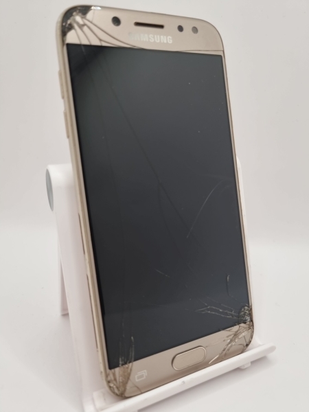 Samsung Galaxy J5 2017 Gold 5,2″ Android Smartphone gesprungen defekt #B