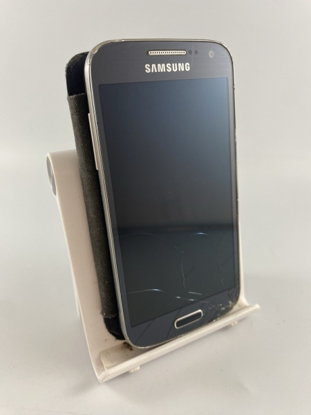 Samsung Galaxy S4 mini schwarz 8GB 4,3 Zoll 4G Android Smartphone gesprungen defekt #D