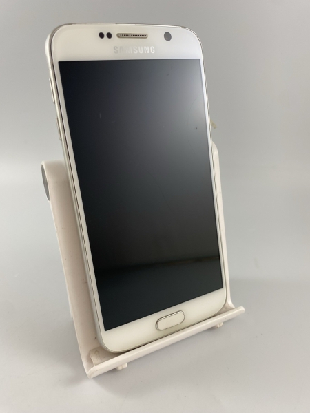 Samsung Galaxy S6 weiß 32GB 5,1 Zoll 16MP Android Smartphone gesprungen defekt #F2
