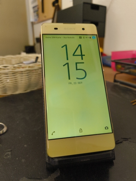 Sony  Xperia XA F3116 – 16GB – Lime Gold Smartphone