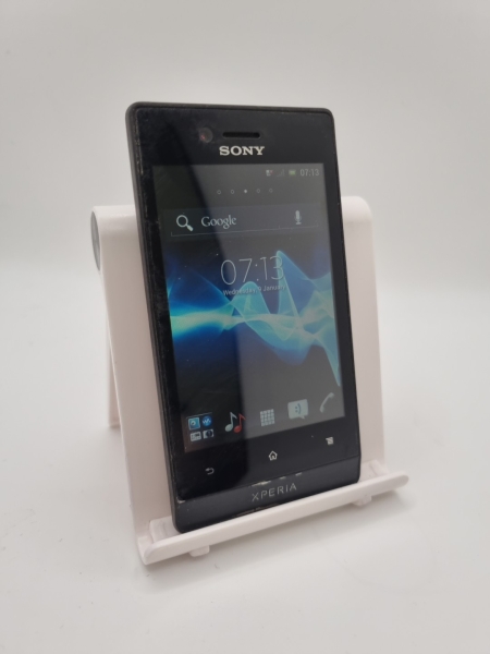 Sony Xperia Miro schwarz entsperrt 4GB 3,5″ 5MP Android Smartphone #S05