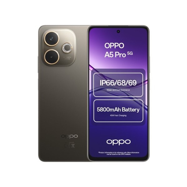 Oppo A5 Pro 5G Android Smartphone Mokka Brown 256GB – Erneuert Top