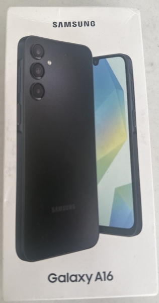 Neu versiegelt Samsung Galaxy A16 Smartphone 128GB in schwarz