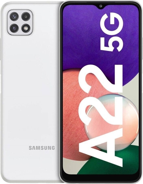 Samsung Galaxy A22 5G LTE Dual SIM Weiß 64 GB Smartphone Gebraucht Akzeptabel