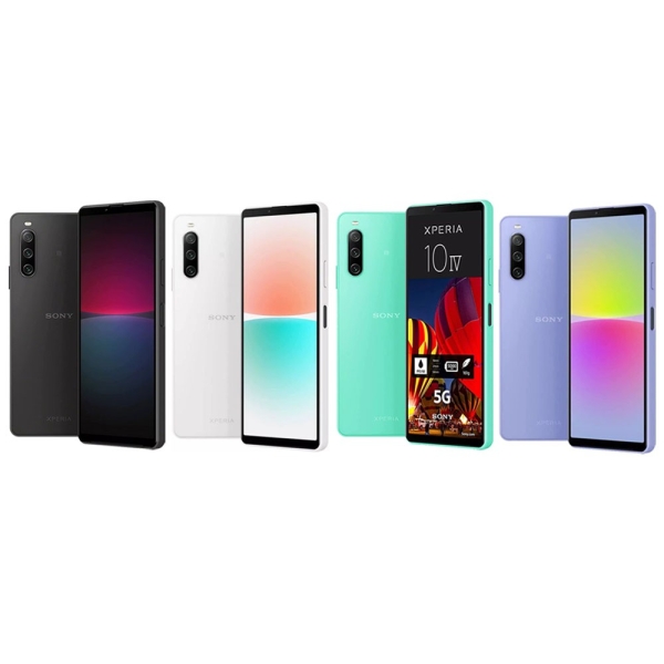 Neu Sony Xperia 10 IV (5G) 128GB+6GB Smartphone Handys Schwarz/Weiß/Grün/Lila