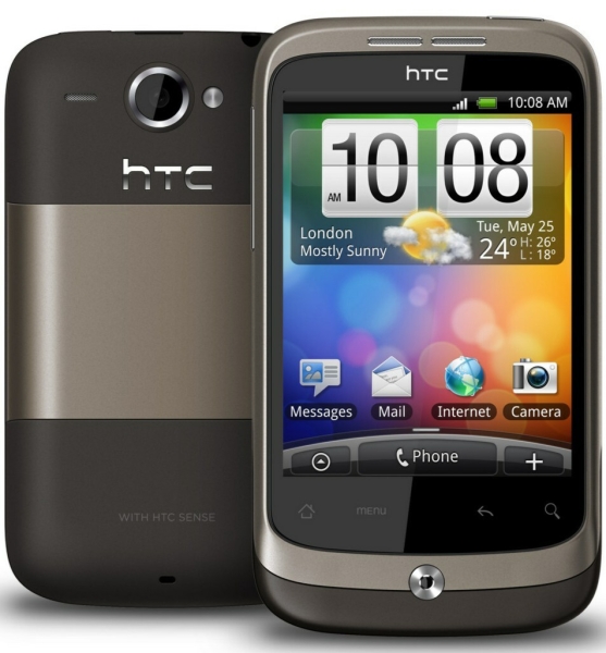 HTC Wildfire Schwarz (Ohne Simlock) Smartphone