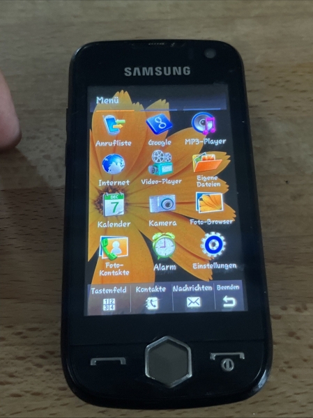 Samsung  Jet GT-S8000 – 2GB – Schwarz Klassik Smartphone Kamera