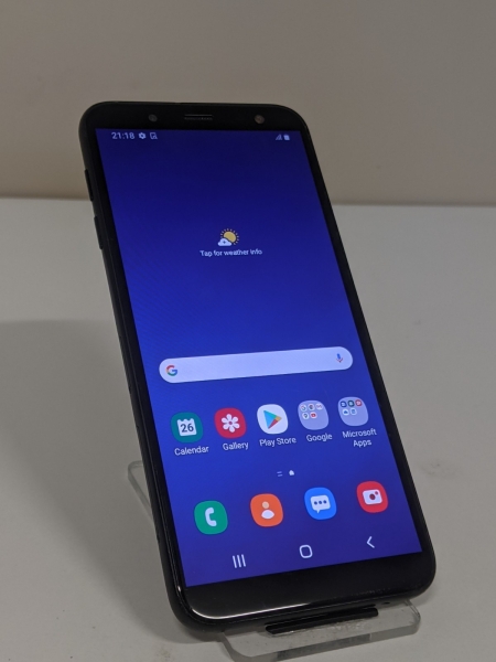 Samsung Galaxy J6 (2018) Smartphone entsperrt J600FN 32GB Android 10 4G – schwarz