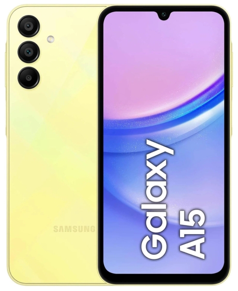 Smartphone Samsung Galaxy A15 Yellow 6.5″ 90Hz 4/128GB 50.0 MP _DAMAGED