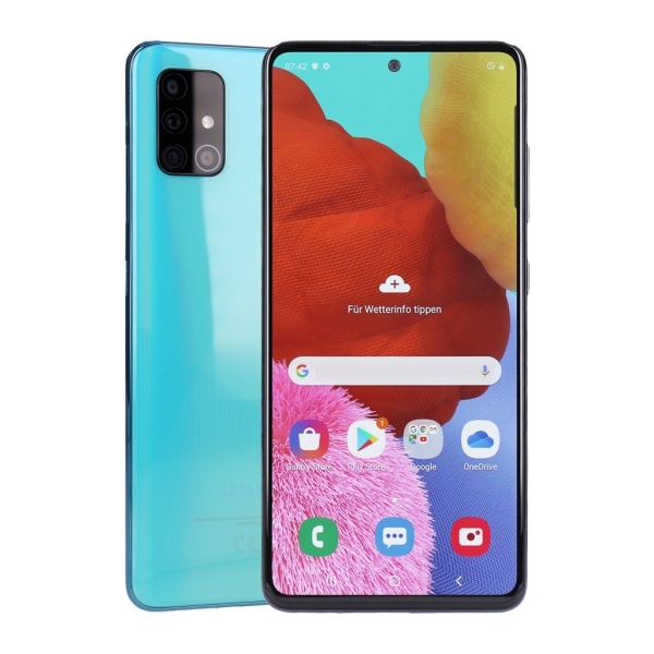 Samsung Galaxy A51 A515F/DS 128GB Crush Blue Android Smartphone gut