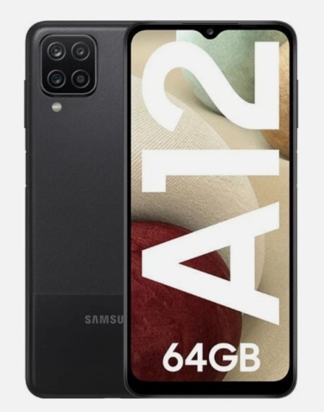 Samsung Galaxy A12 64GB Handy Smartphone Dual Sim entsperrt – Schwarz gebraucht