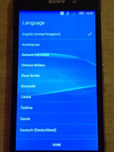 sony xperia z1