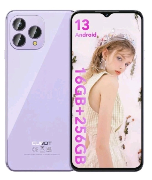 Smartphone Cubot P80,  Android 13 – 256 GB 8GB – 6,58 Zoll, 5200 mAh in OVP