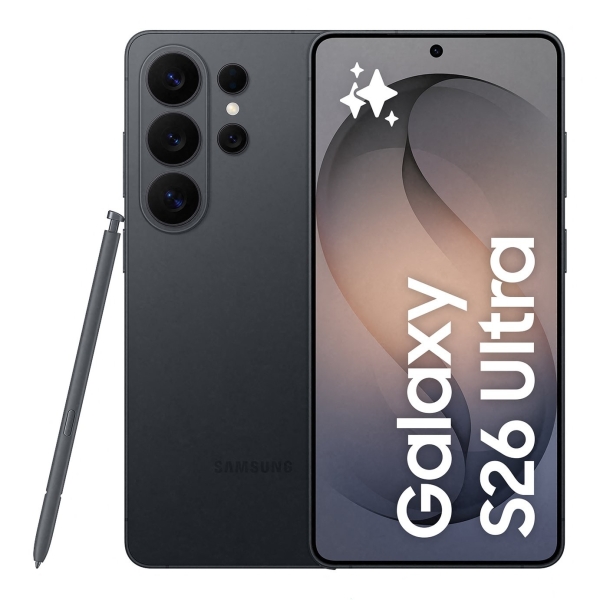 Samsung Galaxy S26 Ultra 5G Android Smartphone 256GB AI Handy SIM frei schwarz
