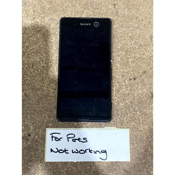 Sony Xperia M5 Android Smartphone schwarz 5,0″ IPS LCD 21MP (3GB+16GB) – für Ersatzteile